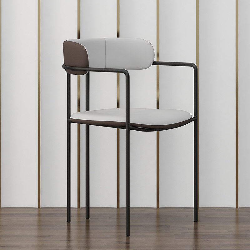 (Paid over 3000 1 99 yuan can be exchanged) Italian light luxury leather soft bag dining chair