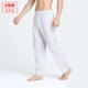 Mùa hè quần pyjama nam quần dài phần mỏng lỏng kích thước lớn quần nhà thể thao quần thường điều hòa không khí quần bông nam thu đông