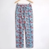 Mùa thu và mùa đông quần pyjama mới quần nam cotton mỏng phần quần nhà rộng kích thước lớn quần giản dị nhà quần trẻ sống quần jean ống rộng nam Quần tây