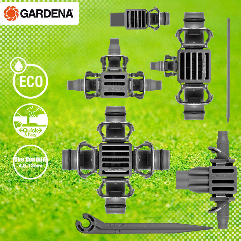 Germany imported Jiadingna Micro-drip irrigation system accessories 4.6mm capillary connection balcony micro-spray system DIY