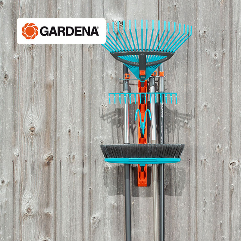 Germany imported Jiadingna GARDENA simple wall hanging storage rack gardening tools finishing storage rack 3500