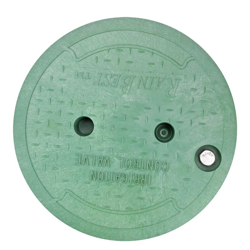 Meishi water valve sleeve round plastic valve box green water valve protection box green cover 10-inch valve barrel 910