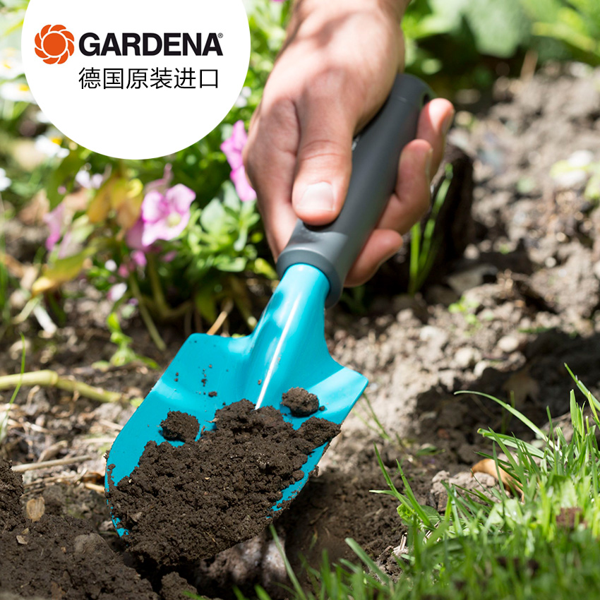 Germany imports Garding to dig the shovel for digging and digging small shovel anti - corrosion spade gardening tools