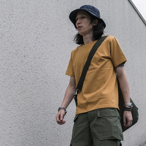 Хлопковая трендовая футболка с коротким рукавом, в американском стиле, оверсайз