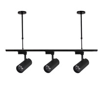 led combination track light telescopic boom background wall rail spotlight clothing store 20w30 watt slide spotlight