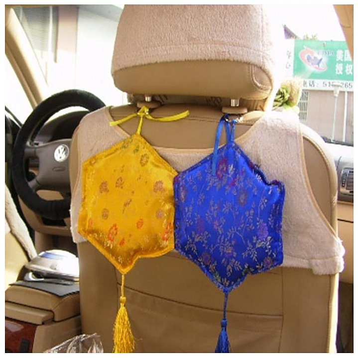 Biyan bamboo charcoal bag powerful car deodorant hexagonal bag activated carbon bag purification decoration 200g shot 6