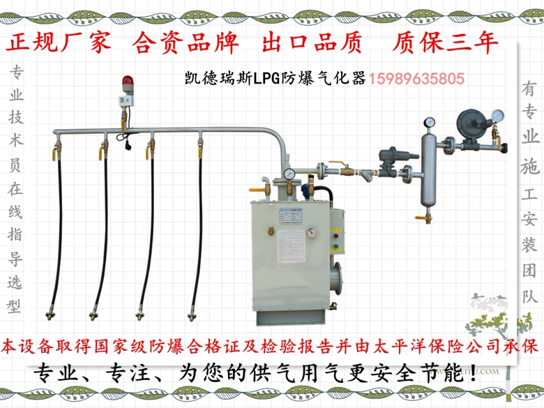 Kederis brand LPG explosion-proof liquefied gas heater gasification furnace propane liquefied gas furnace