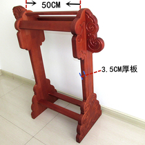 Saddle rack with ethnic characteristics and traditional saddle rack. Saddle and harness supplies can be disassembled and assembled.