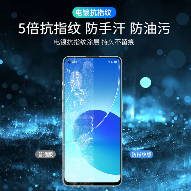 ເຫມາະສໍາລັບ opporeno6 tempered film anti-peeping peqm00 ຮູບເງົາໂທລະສັບມືຖືເຕັມຈໍກວມເອົາທັງຫມົດ, ລວມ anti-fall anti- fingerprint rone6 rigid anti-peeping ບໍ່ມີຂອບສີຂາວແສງສະຫວ່າງສີຟ້າ opporeno6 ຮູບເງົາປ້ອງກັນ