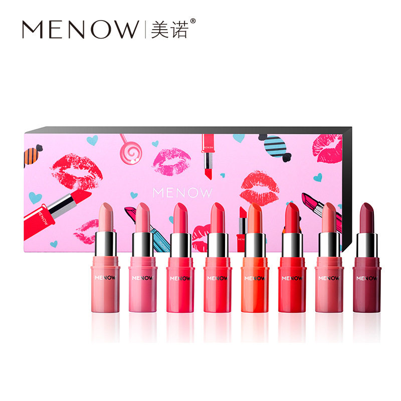 Menow L1617 Lipstick Set Moisturizing Multicolor Trial Pack Long Lasting
