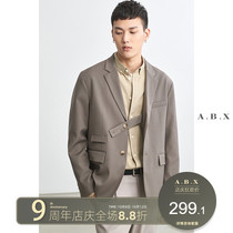 2021 autumn new small suit men loose Korean trend handsome mens single West casual suit suit jacket