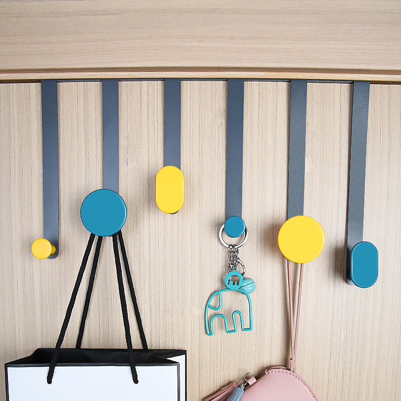 Door Behind clothes hooks into the door unlimited thickness entrance door hung clothes hanger hanging clothes bedroom multifunctional shelve