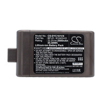 CameronSino applicable Dyson DC-16 sweeper battery BP-01 912433-01 DC16