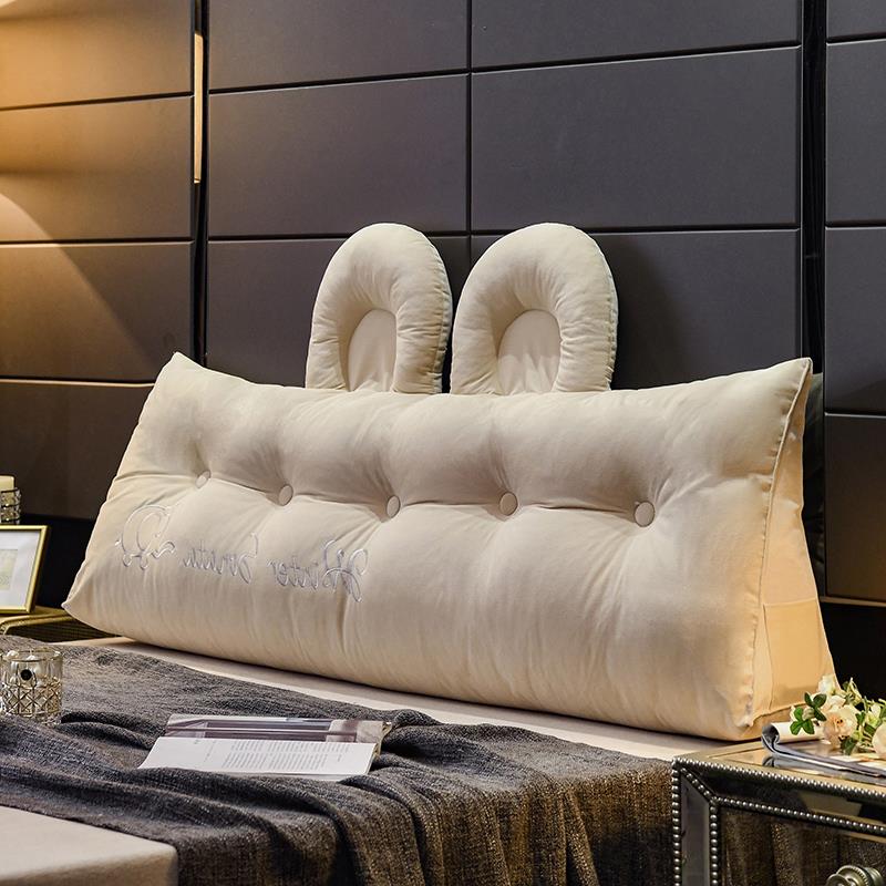 Japanese ZD bed mattress with large backs to remove bed pillow bed on bedside pillow