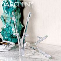 Minimalist transparent resin pendulum pieces Branches Sprout Elements Light Extravagant Modern Sales Office-Like Board Room Creative Craftsmanship Decorations