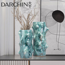 Light Extravagant Creative Ceramic Vases Modern Home Fashion Decent Board Room Hotel Table TV Cabinet Tea Table Decorative Flower