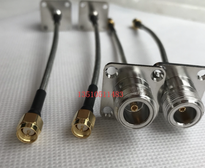 N-KF SMA-J imported RG402 radio frequency connecting wire N mother belt flange turning SMA public SFT50-3 high frequency AP wire