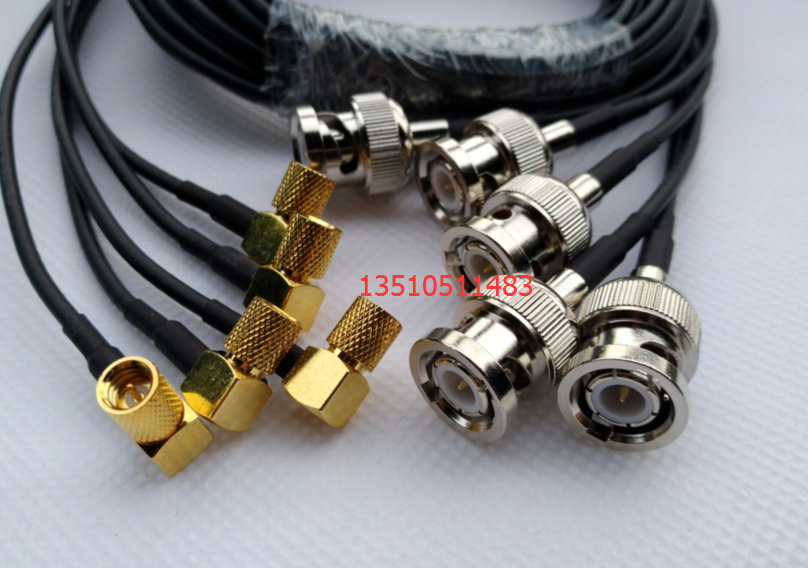 Sensor high temperature resistant M5-JW BNC-J jumper 10-32UNF bends to revolution BNC public pressure sensor line