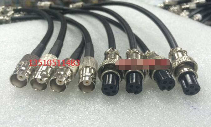 Air plug GX12 swivel BNC on-board video signal line M12 sail patch 4 core turn Q9 mother high quality BNC