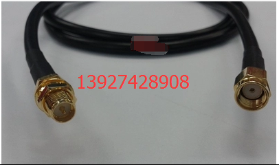 RP-SMA-JK Radio Frequency Signage Superconnection Line SMA Gonghole turn mother pin Anti-pole RG58 50-3AP feeder 0 5 m