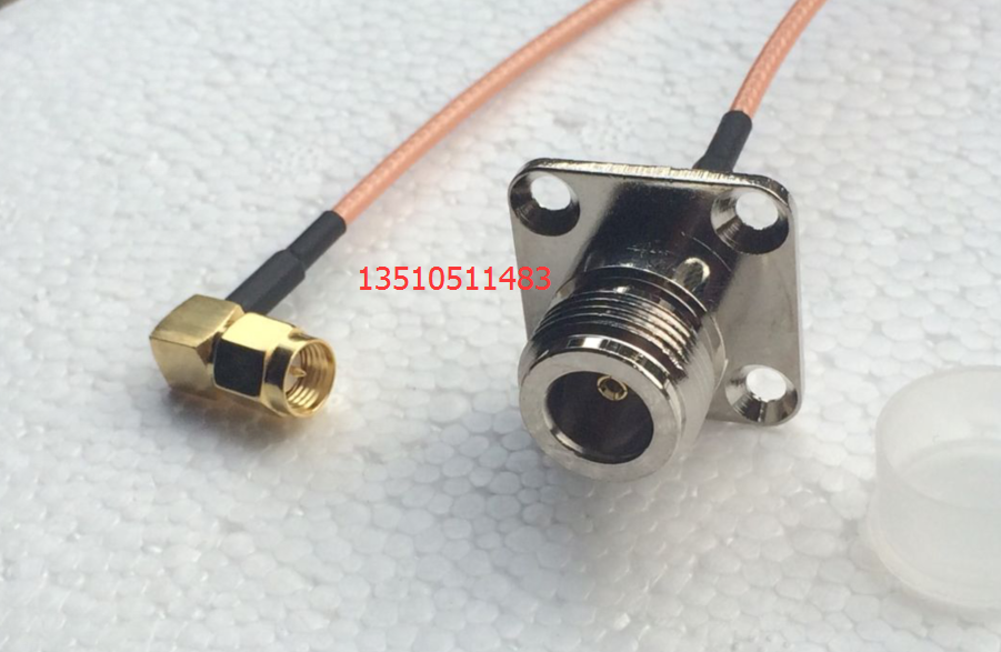 N-KF SMA-JW Radio Frequency Line High Frequency N Mother Belt flange swivel SMA mesh Overseas Chinese feed Line N SMA-KJF jumper