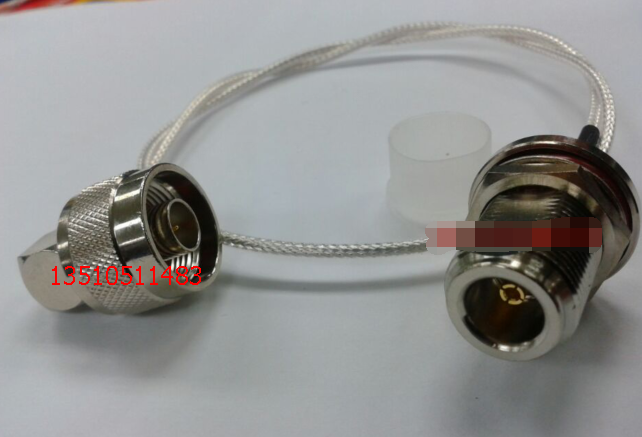 N-JW N-KY RF signal RG316 extension line high frequency N male bend N belt flange fixed 50 ohm feeder