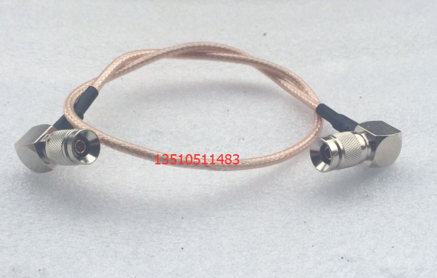 CC4-JJW Radio Frequency High-definition SDI Jumper High Frequency CC4 Double Bend Twin 2M Line Mini BNC revolution public elbow