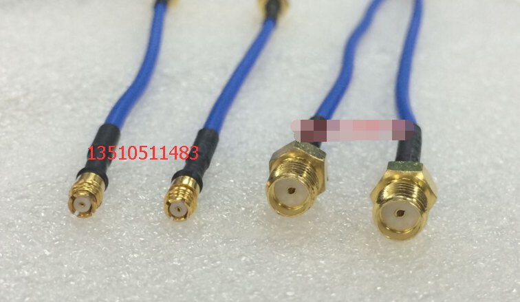 Compatible with imported RF SMP SMA-KK semi-flexible RG402 jumper SMP to SMA dual mothers 086 semi-flexible RF feed
