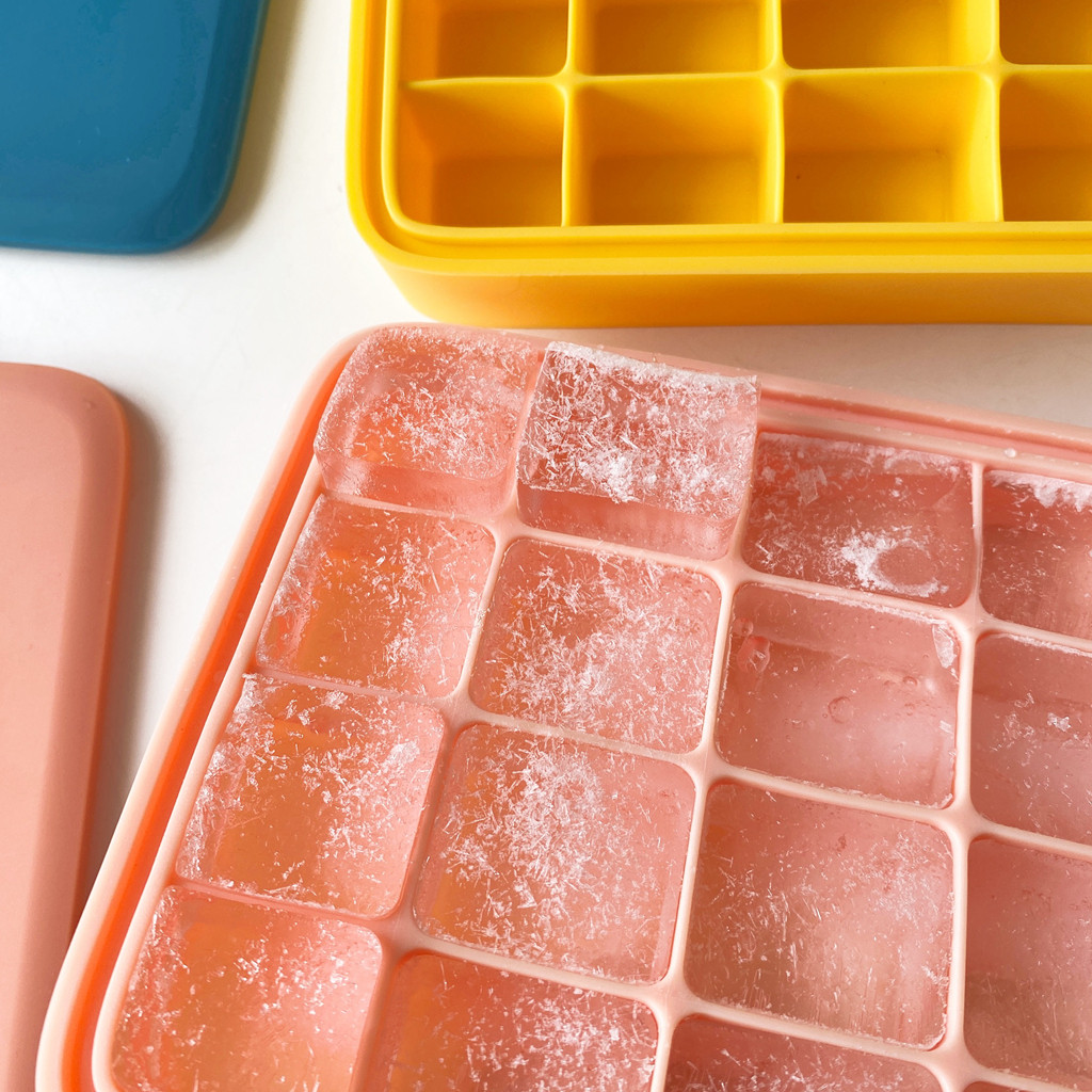 Замороженные кубики льда плесень двойной силиконовый Ледяной ящик кубиков льда артефакт пищевого домой крышка ручной работы формочка для льда Дополнительная пищевая коробка  