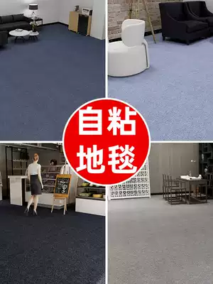 10 flat self-adhesive splicing carpet living room full of Nordic ins carpet bedroom Net red the same office sticker mat