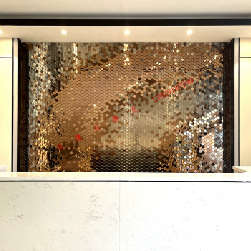 Металлическая трехмерная шестиугольная мозаика из нержавеющей стали, головоломка на стену, в 3d формате, делается под заказ