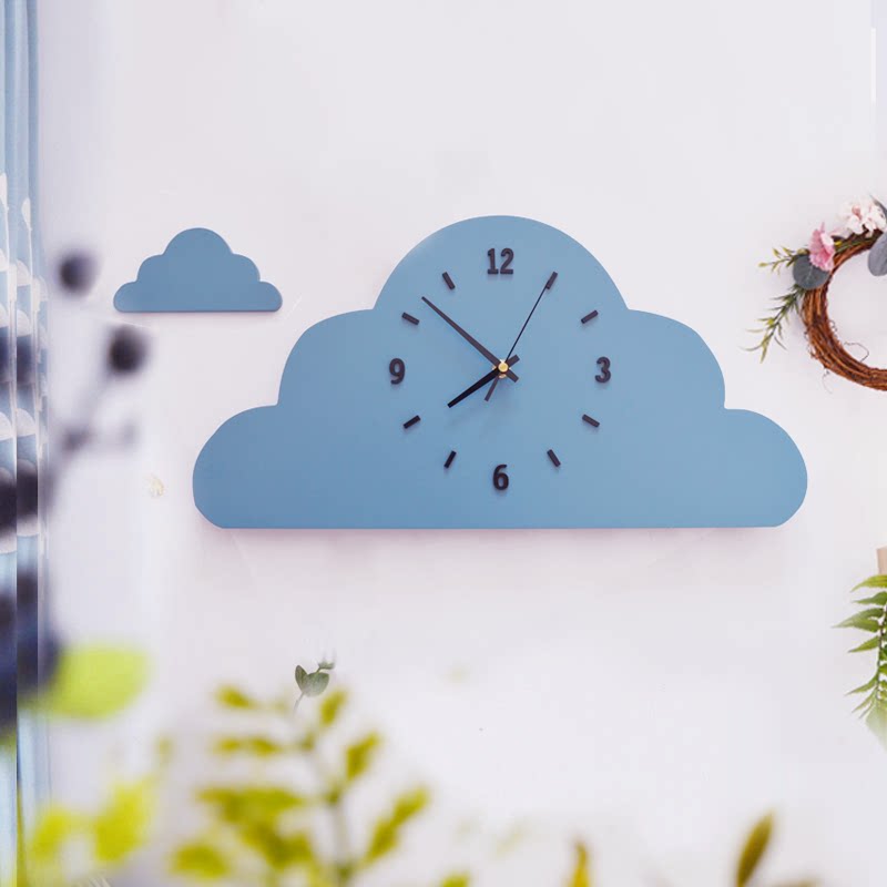 Modern minimalist living room clock dining room wall decoration wall clock Nordic creative personality fashion home mute clock decoration