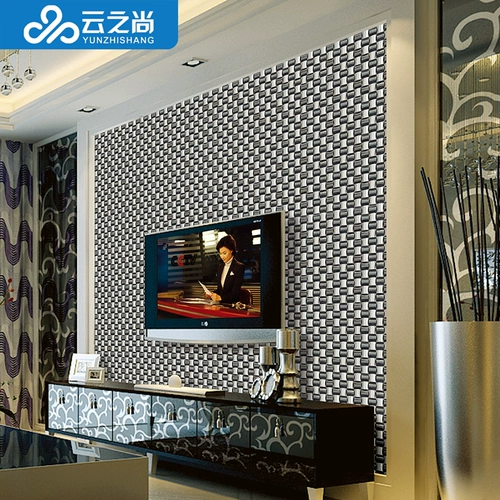 Yunzhishang арочная трехмерная металлическая мозаика ТВ фон стены гостиной бар настенная плитка фасад отделочный материал