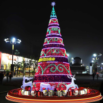 Huachi large frame tree 5 m decoration Christmas tree outdoor shopping mall decoration 4 M 6 M 8 M 10 m scene layout