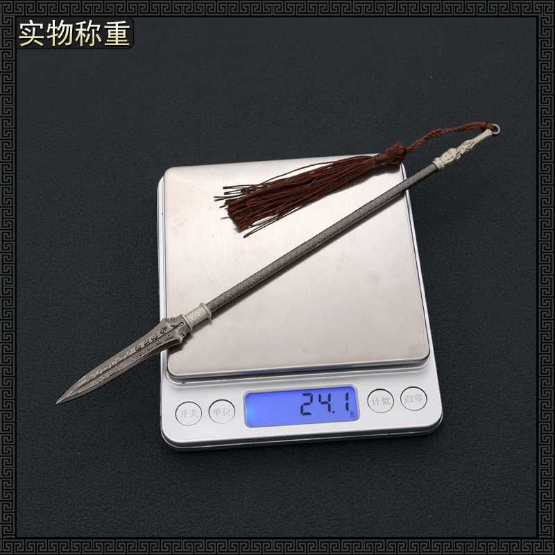 卧龙苍天陨落游戏周边吴王夫差矛长戟金属武器模型合金摆件22CM真香警告！这玩意儿也太硬核了吧！_游戏_淘宝游戏网