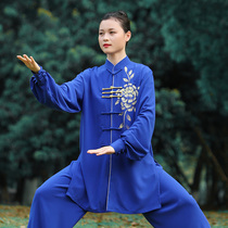 2021 new tai chi suit women elegant Tai Chi performance practice suit suit mens improved high-end spring and autumn fashion