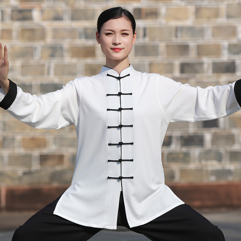 Fighting Fenghua Chinese style Tai Chi clothing men's Tai Chi martial arts performance practice clothing women's cotton linen leisure spring, autumn and winter