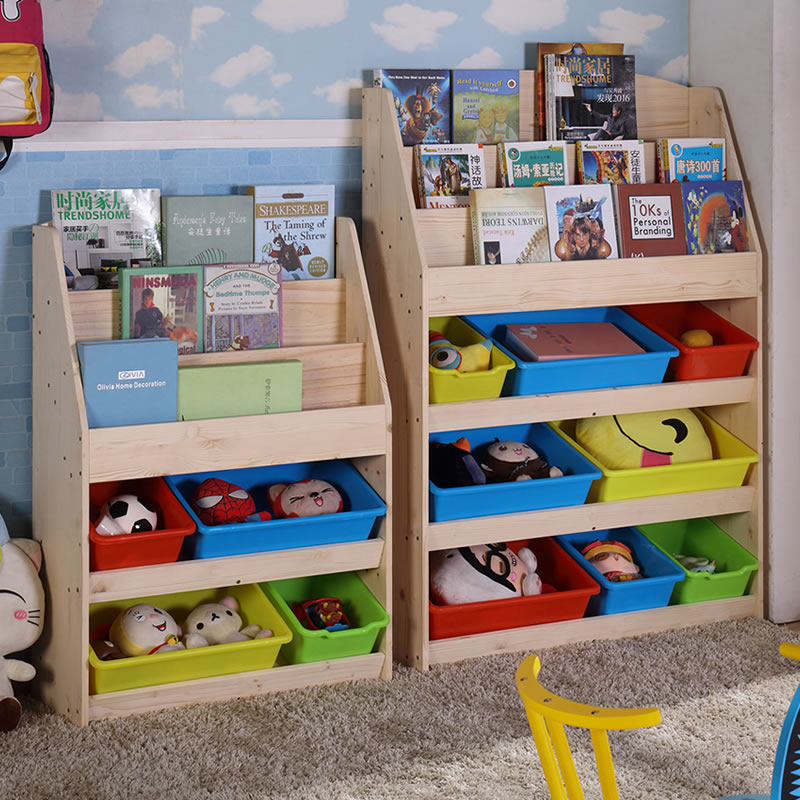 children's bookshelf display