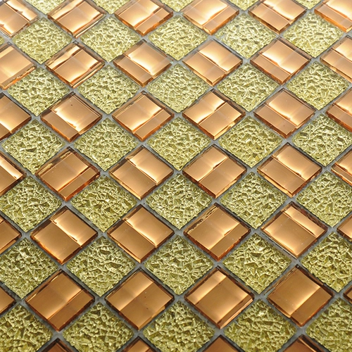 T Crystal Glass Mosaic Tile Tile Фоновая стена взрывооборот обои головоломки пигмент