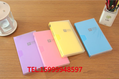 Lucky Grass series colorful PP card card book Business card card card book VIP card box large capacity