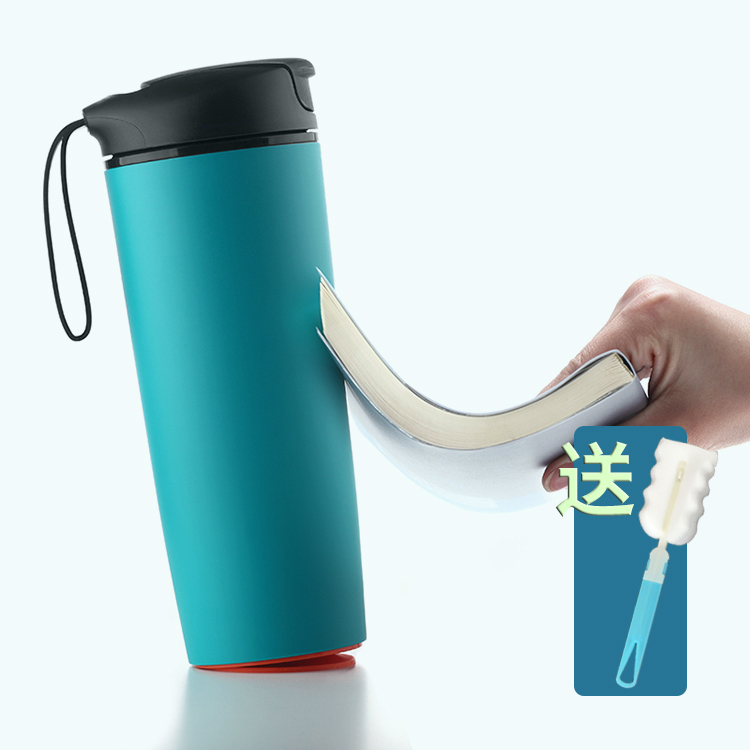 Taiwan Artiart creative non-pour cup Portable sports car suction cup with lid leak-proof handy couple water cup