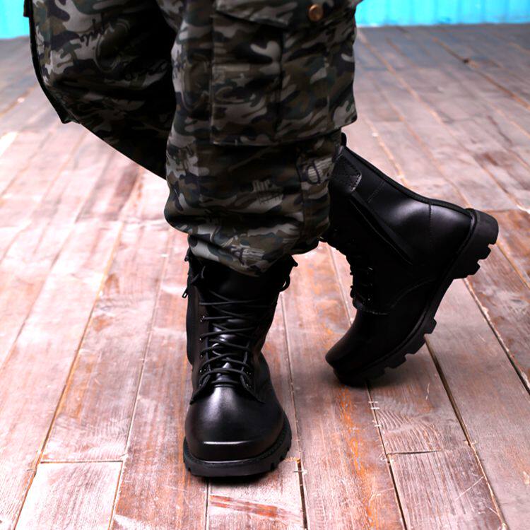 Bottes militaires en cuir - Ref 1397264 Image 12
