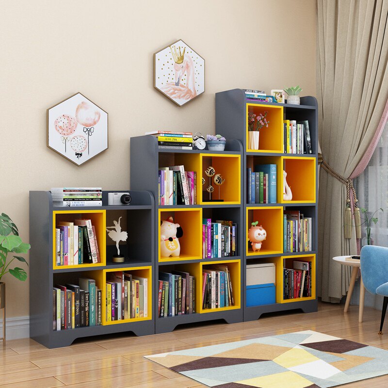 Landing bookshelves leaning on walls Home small book cabinets Provincial space Students Multi-level children Easy shelf Jane about modern