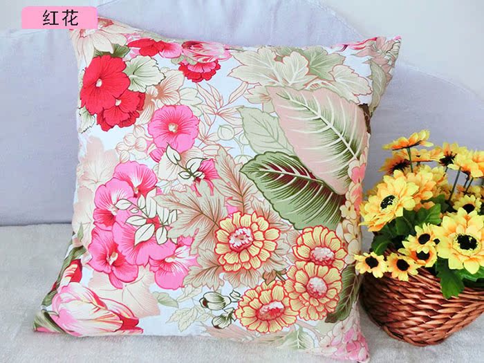 Gối cotton mềm mại lớn bọc đệm sofa văn phòng eo lưng đệm đầu giường lớn gối tùy chỉnh đệm lót ghế tựa lưng