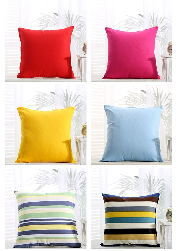 Sofa gối đệm không có đầu giường tựa lưng giường lớn gối làm gối vuông vuông màu đơn giản - Trở lại đệm / Bolsters