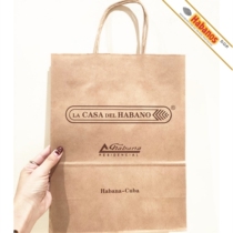 Habanos La Casa Del Habanos Kraft Gift Bag Packing Bag Havana-cuba