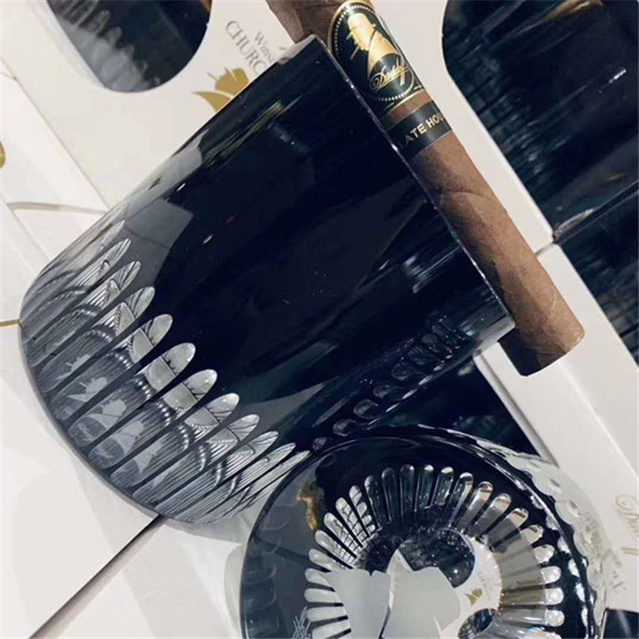 Davidoff Davidoff Winston Churchill handmade glass crystal wine glass cigar special cup