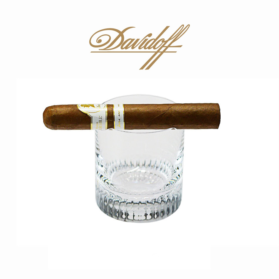 Great MethoDuff Davidoff Winston Churchill Full Artisanal Glass Crystal Wine Glass Cigar Special Cup