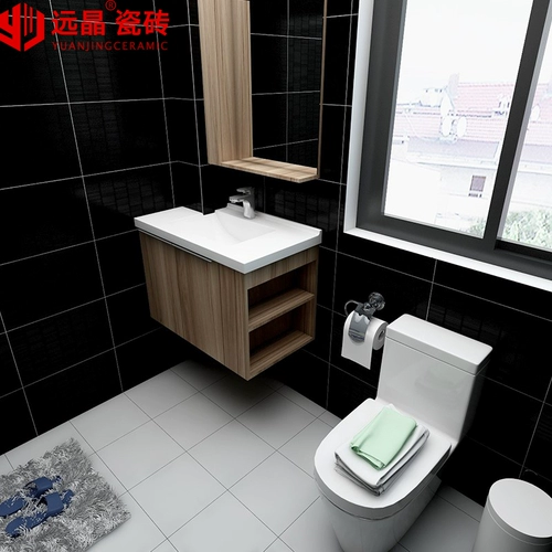 Бесплатная доставка, цельнокерамическая антикварная плитка Фошань, 300600, чисто серая плитка для кухни, ванной комнаты, скандинавская черно-белая серая настенная и напольная плитка