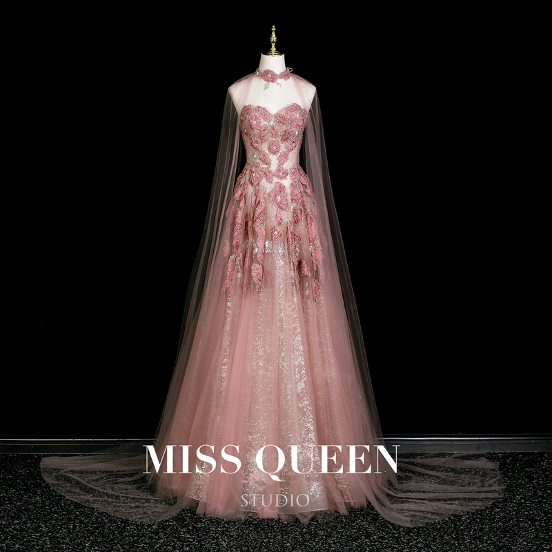Missqueen Original Design High-End Toast Dress Bride Engagement Dress 2026 New Banquet Evening Dress for Women